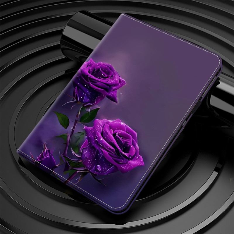 Samsung Galaxy Tab S10 Ultra / S9 Ultra Roses Violettes