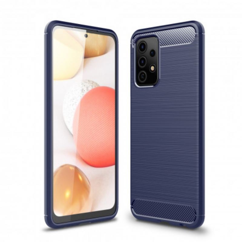 Coque Samsung Galaxy A52 4G / A52 5G / A52s 5G Fibre Carbone Brossée