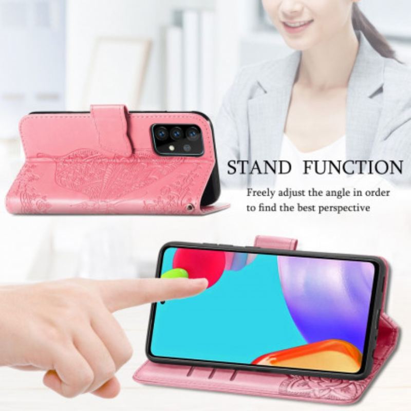 Housse Samsung Galaxy A52 4G / A52 5G / A52s 5G Demi Papillons