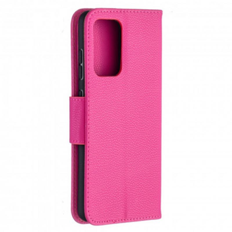 Housse Samsung Galaxy A52 4G / A52 5G / A52s 5G Litchi Rabat Oblique