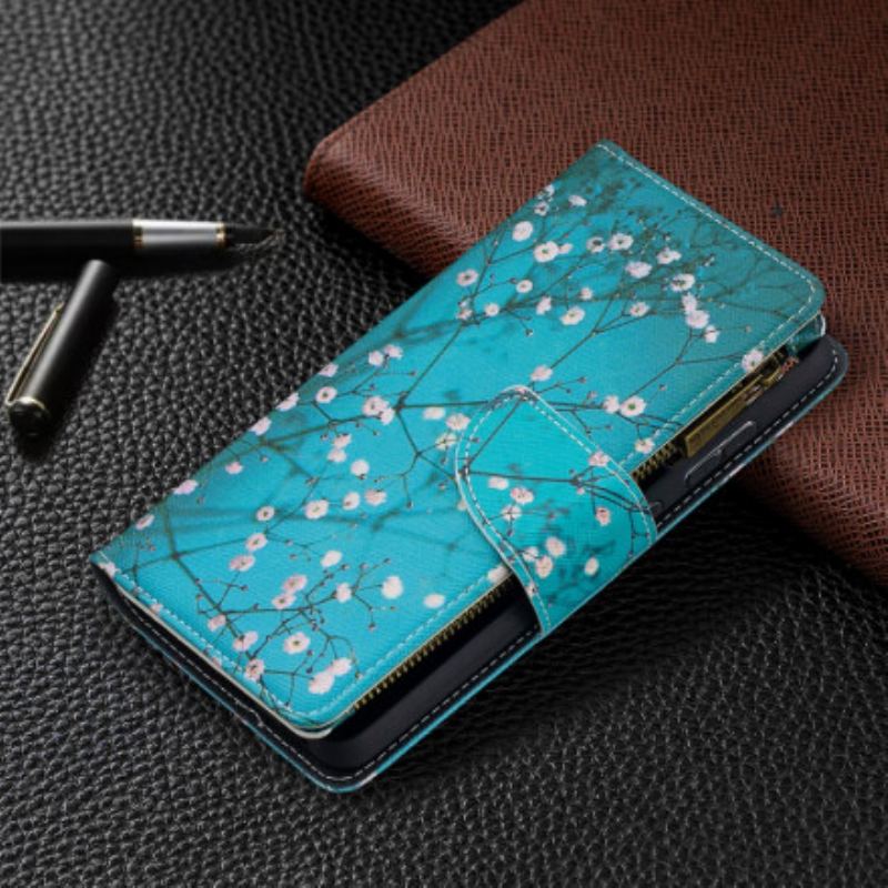 Housse Samsung Galaxy A52 4G / A52 5G / A52s 5G Poche Zippée Arbre