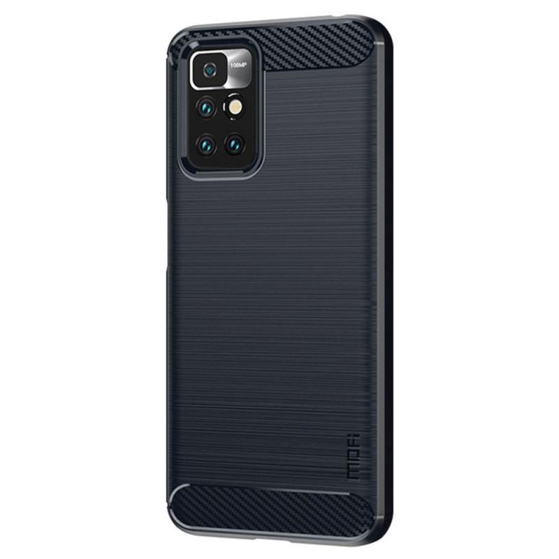 Coque Xiaomi Redmi 10 Fibre Carbone Brossée MOFI