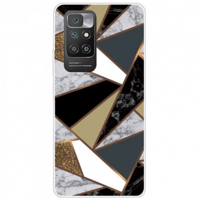 Coque Xiaomi Redmi 10 Marbre Géométrie