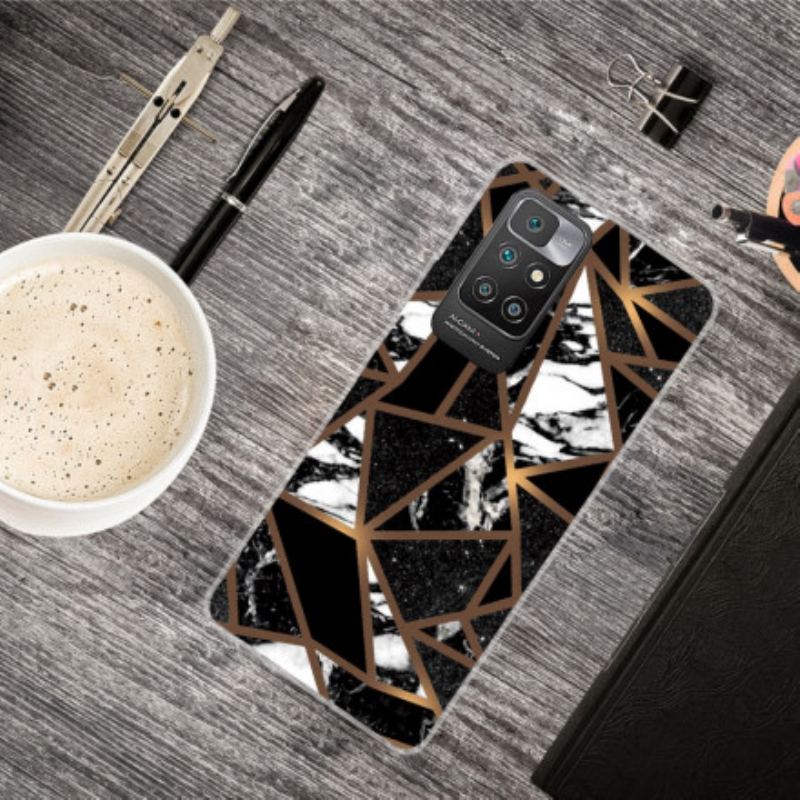 Coque Xiaomi Redmi 10 Marbre Géométrie