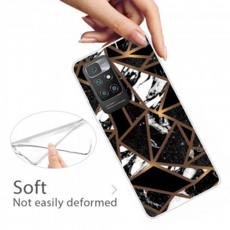 Coque Xiaomi Redmi 10 Marbre Géométrie