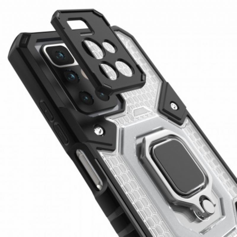 Coque Xiaomi Redmi 10 Nid d'Abeille avec Anneau