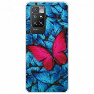 Coque Xiaomi Redmi 10 Papillons Sauvages