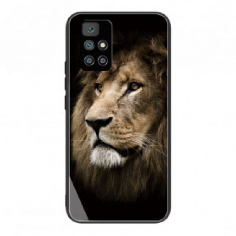 Coque Xiaomi Redmi 10 Verre Trempé Tête de Lion