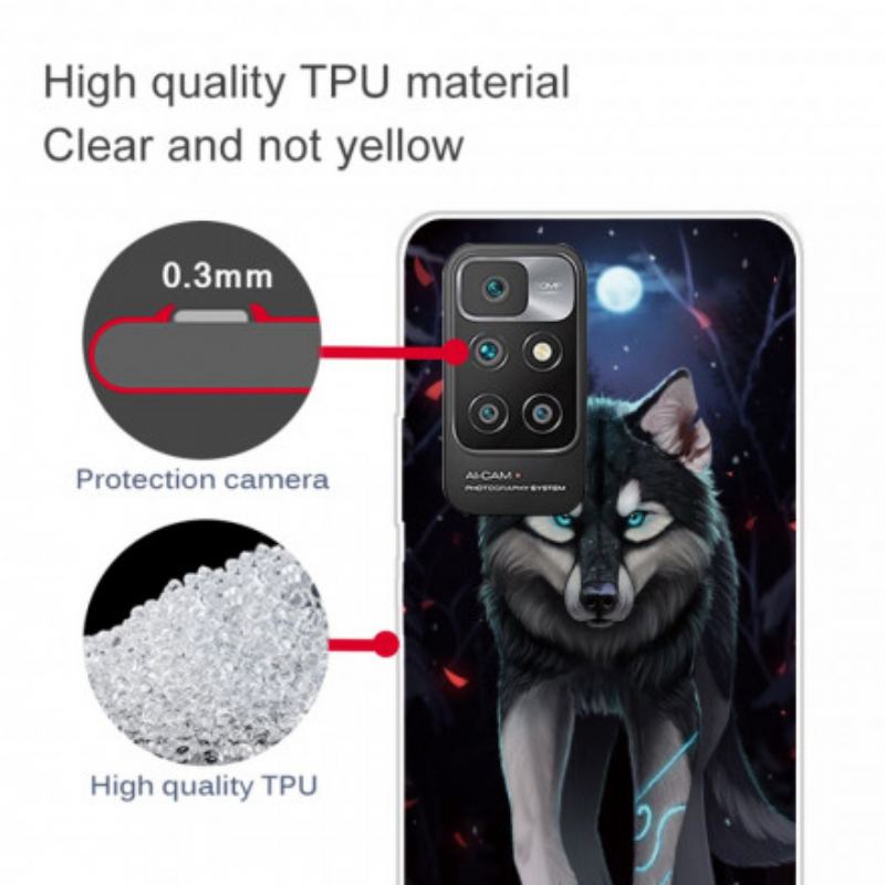 Coque Xiaomi Redmi 10 Wolf