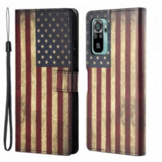 Housse Xiaomi Redmi 10 Drapeau Américain