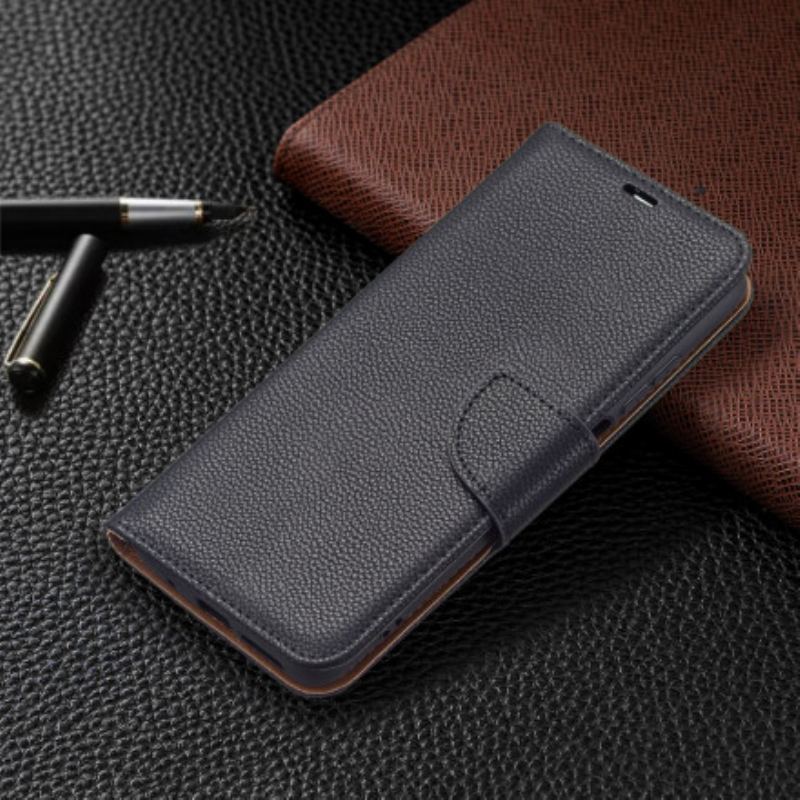 Housse Xiaomi Redmi 10 Litchi Rabat Oblique