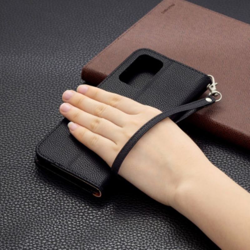 Housse Xiaomi Redmi 10 Litchi Rabat Oblique