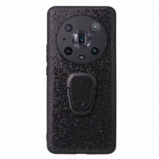 Coque Honor Magic 4 Pro Paillettes Anneau-Support