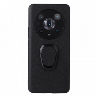 Coque Honor Magic 4 Pro Texturée avec Anneau-Support