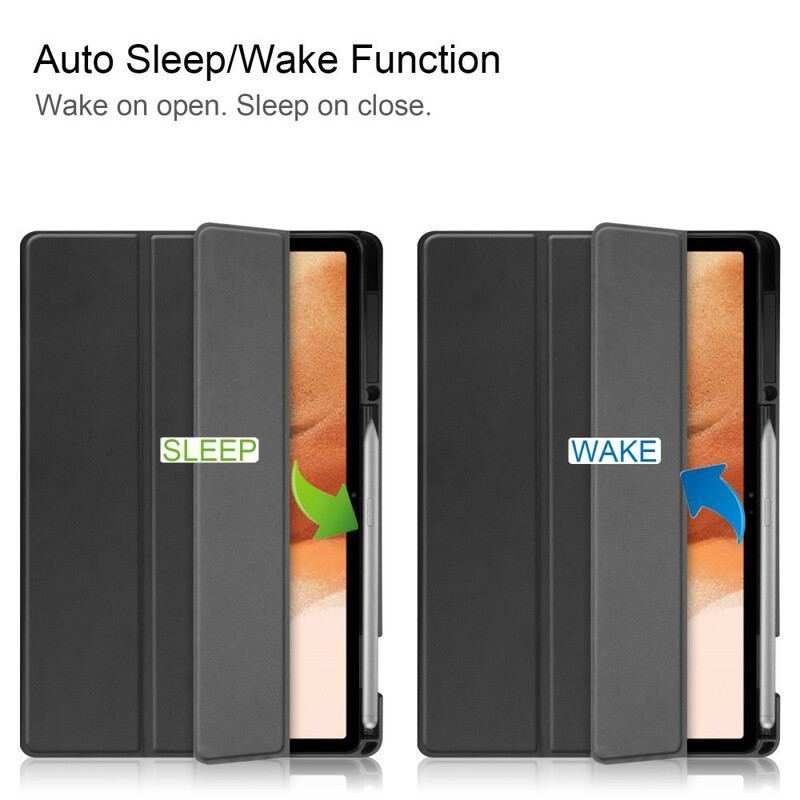 Smart Case Samsung Galaxy Tab S7 FE Tri Fold Porte-Stylet
