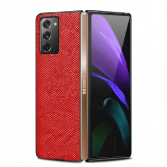 Coque Samsung Galaxy Z Fold2 Cuir Véritable Texturé