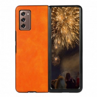 Coque Samsung Galaxy Z Fold2 Simili Cuir Color