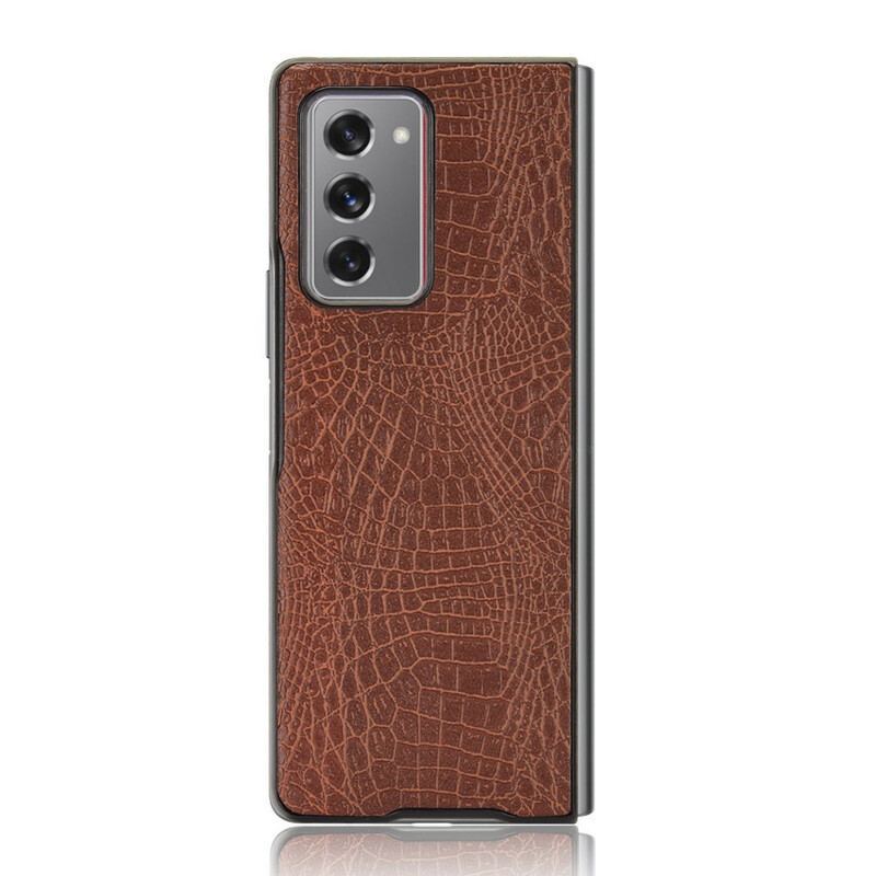 Coque Samsung Galaxy Z Fold2 Style Peau de Crocodile
