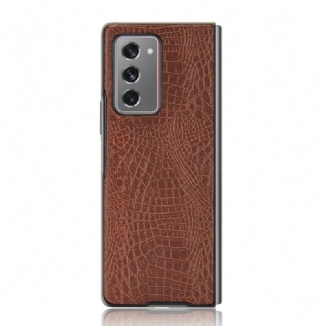 Coque Samsung Galaxy Z Fold2 Style Peau de Crocodile