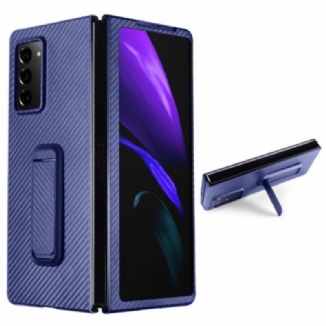 Coque Samsung Galaxy Z Fold2 Texturée avec Support Mains Libres