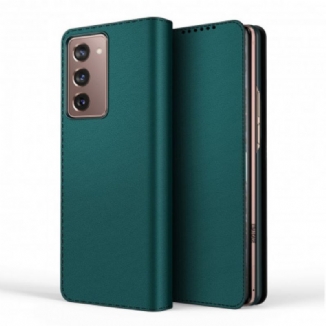 Flip Cover Samsung Galaxy Z Fold2 Cuir Véritable