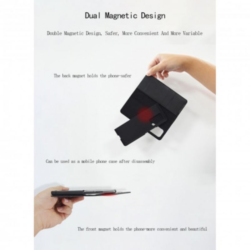 Flip Cover Samsung Galaxy Z Fold2 Cuir Véritable Noir