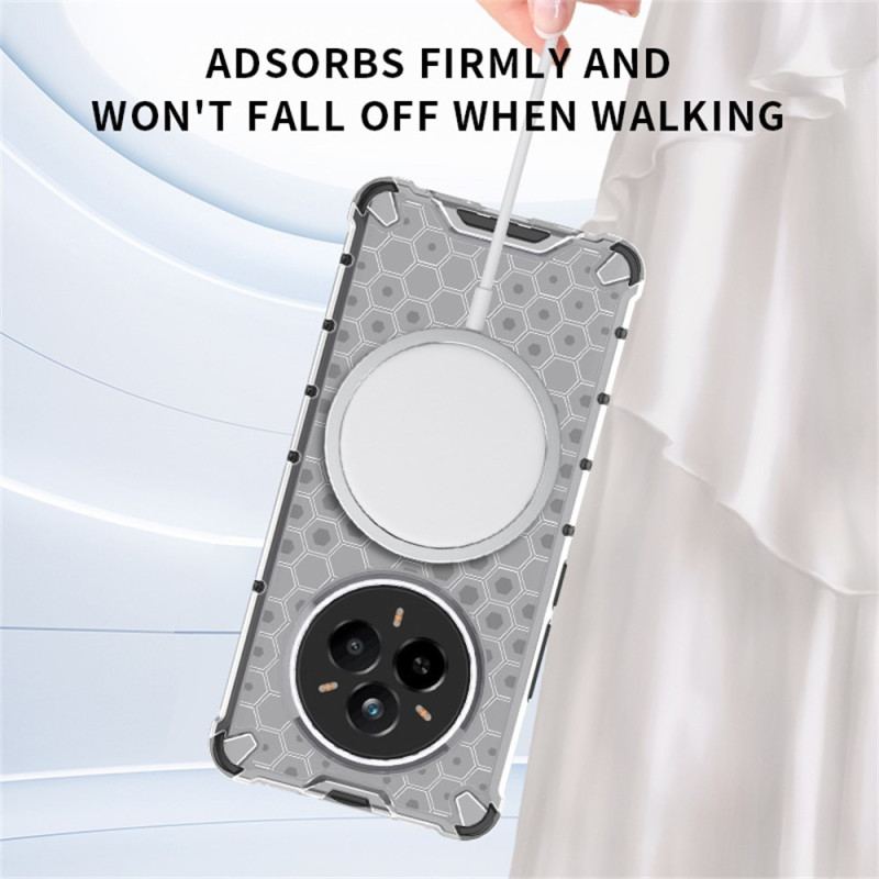 Coque Realme 14 Pro 5G Compatible MagSafe Nid d'Abeille