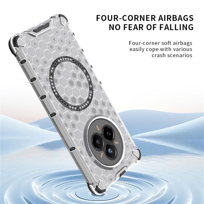 Coque Realme 14 Pro 5G Compatible MagSafe Nid d'Abeille