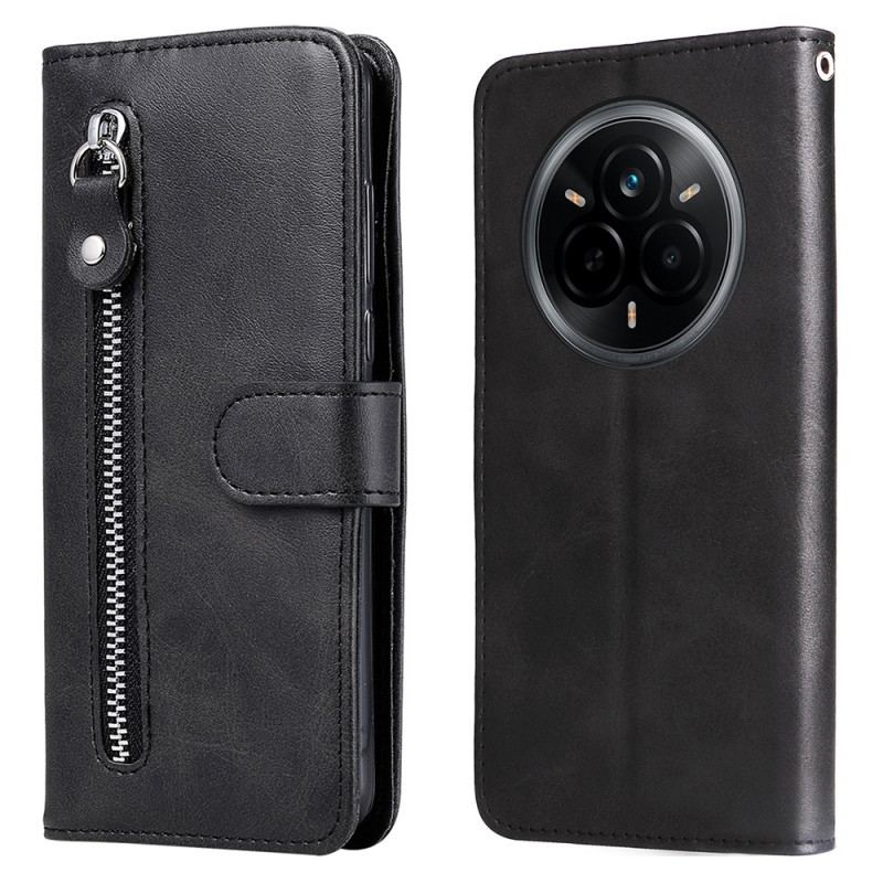 Housse Realme 14 Pro 5G Poche Frontal à Fermeture Éclair