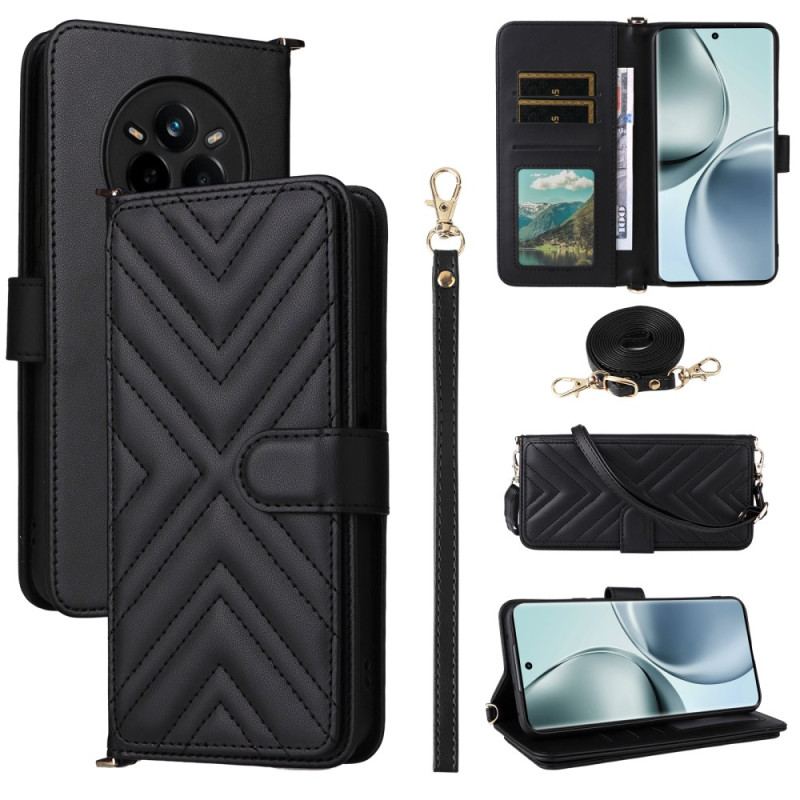 Housse Realme 14 Pro 5G Premium avec Bandoulière