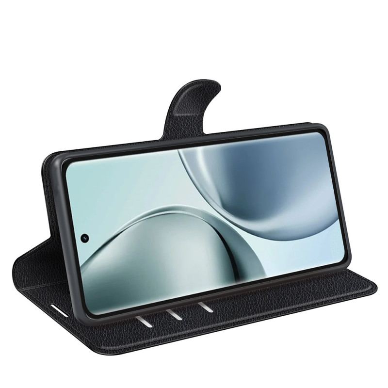 Housse Realme 14 Pro 5G Simili Cuir Litchi Classique