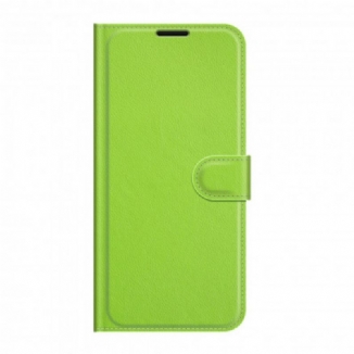 Housse Moto G50 Effet Litchi Classique