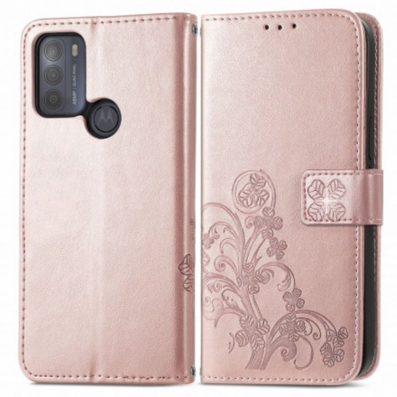 Housse Moto G50 Fleurs d'Asie