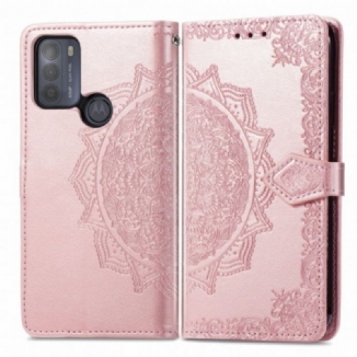 Housse Moto G50 Mandala Moyen Age