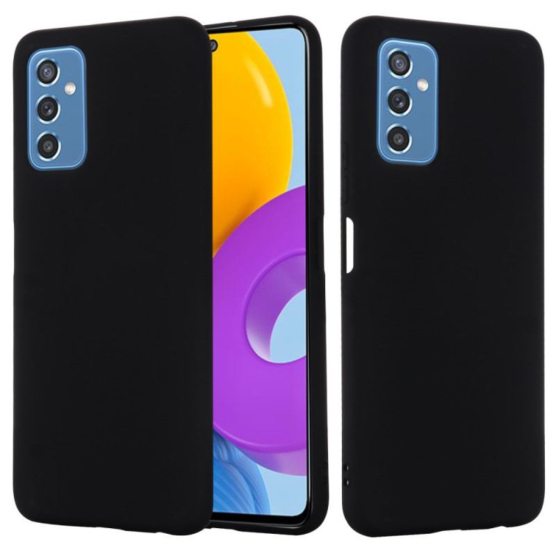 Coque Samsung Galaxy M52 5G Silicone Liquide à Lanière