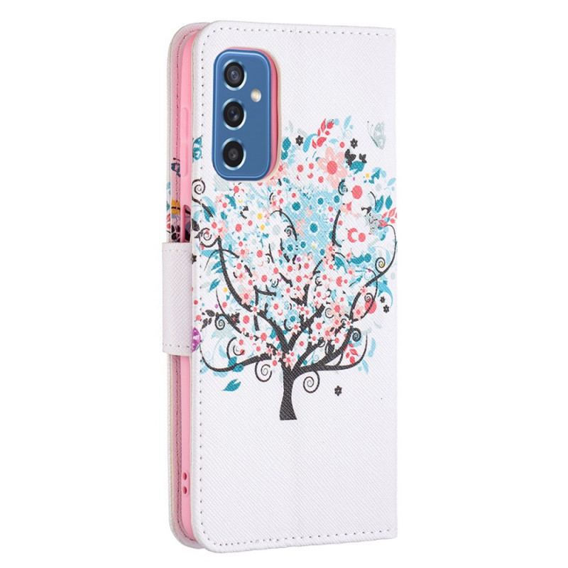 Housse Samsung Galaxy M52 5G Arbuste Arc-en-Ciel