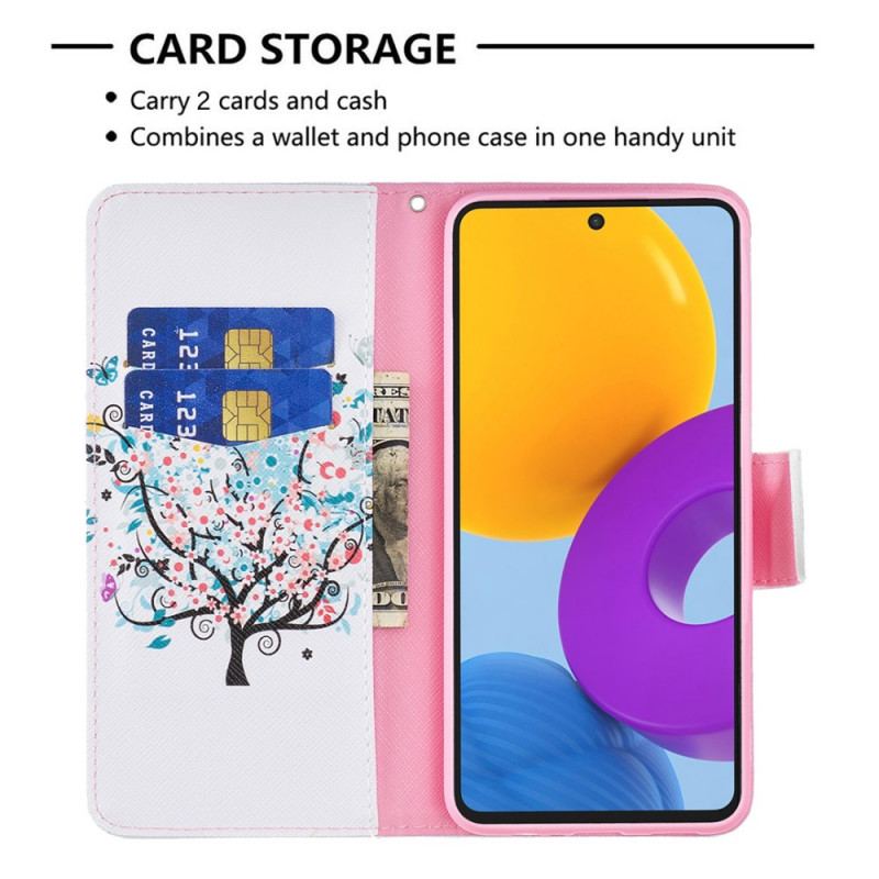 Housse Samsung Galaxy M52 5G Arbuste Arc-en-Ciel