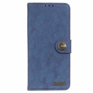 Housse Samsung Galaxy M52 5G Cuir Fendu Rétro KHAZNEH