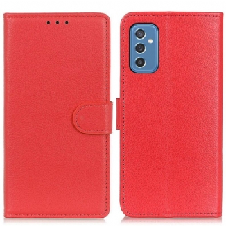 Housse Samsung Galaxy M52 5G Litchi Texture