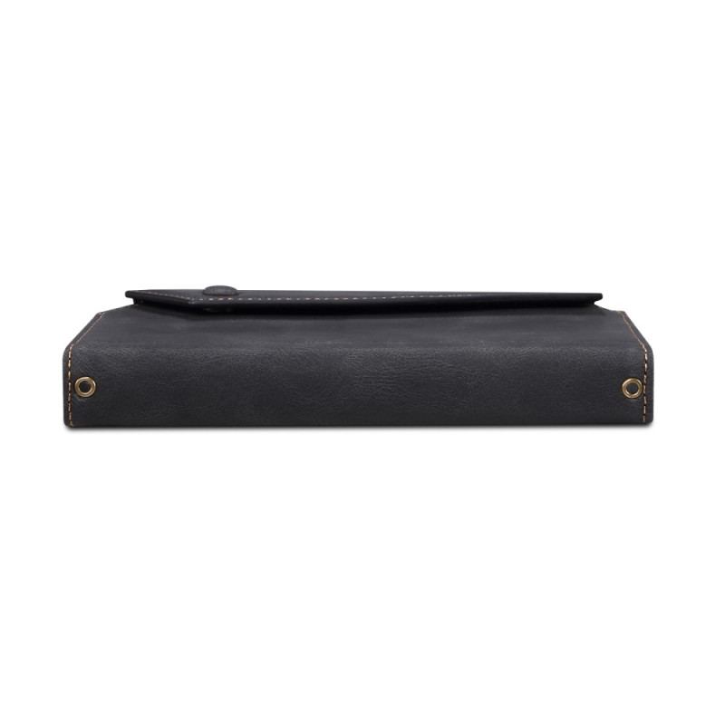 Housse iPhone 14 avec Pochette Fermeture Éclair