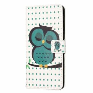 Housse iPhone 14 Hibou Endormi