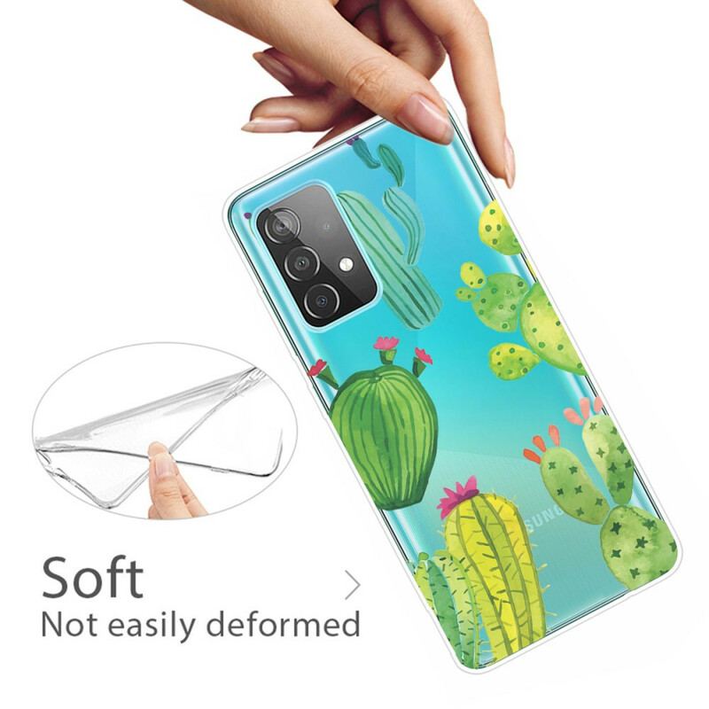 Coque Samsung Galaxy A32 5G Cactus Aquarelle