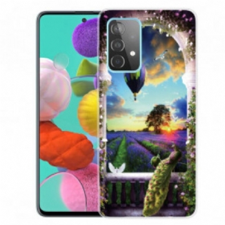 Coque Samsung Galaxy A32 5G Flexible Montgolfière