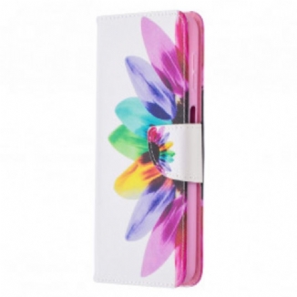 Housse Samsung Galaxy A32 5G Fleur Aquarelle