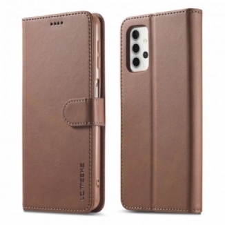 Housse Samsung Galaxy A32 5G LC.IMEEKE Effet Cuir
