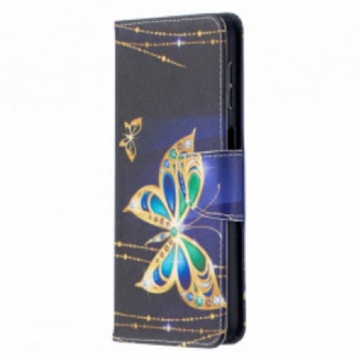 Housse Samsung Galaxy A32 5G Papillons Rois
