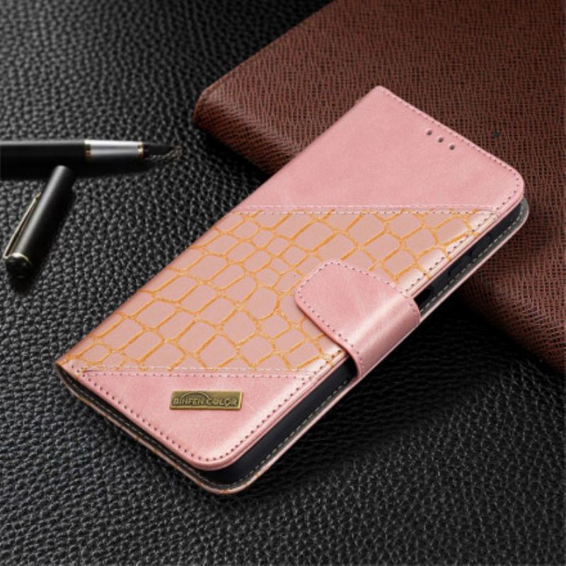 Housse Samsung Galaxy A32 5G Peau de Crocodile Classique