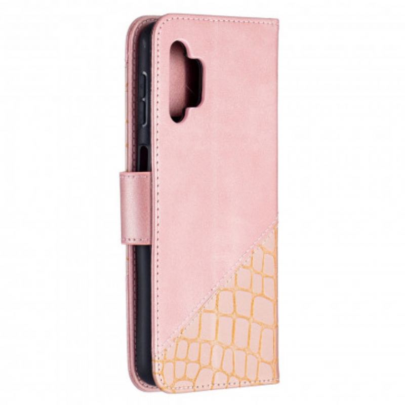 Housse Samsung Galaxy A32 5G Peau de Crocodile Classique