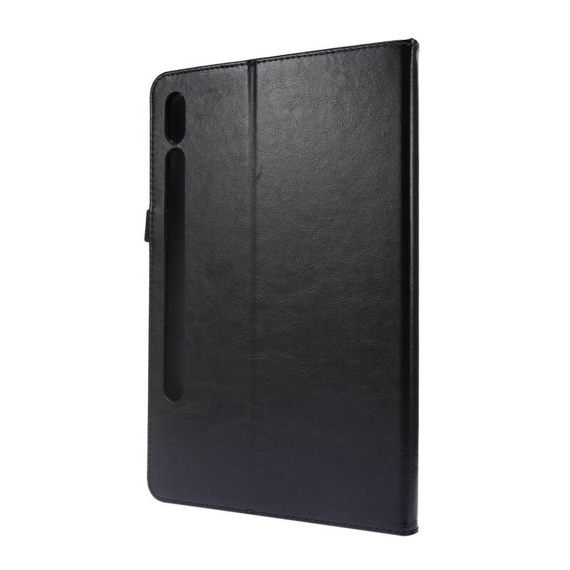 Étui Samsung Galaxy Tab S8 / Tab S7 Simili Cuir Classique