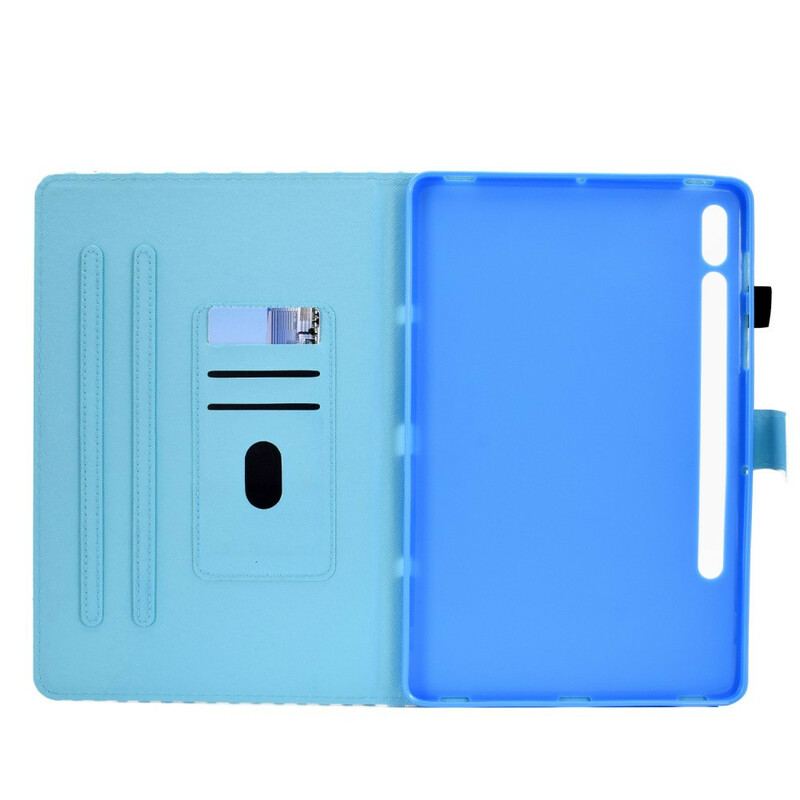 Housse Samsung Galaxy Tab S8 / Tab S7 Arbre Aquarelle
